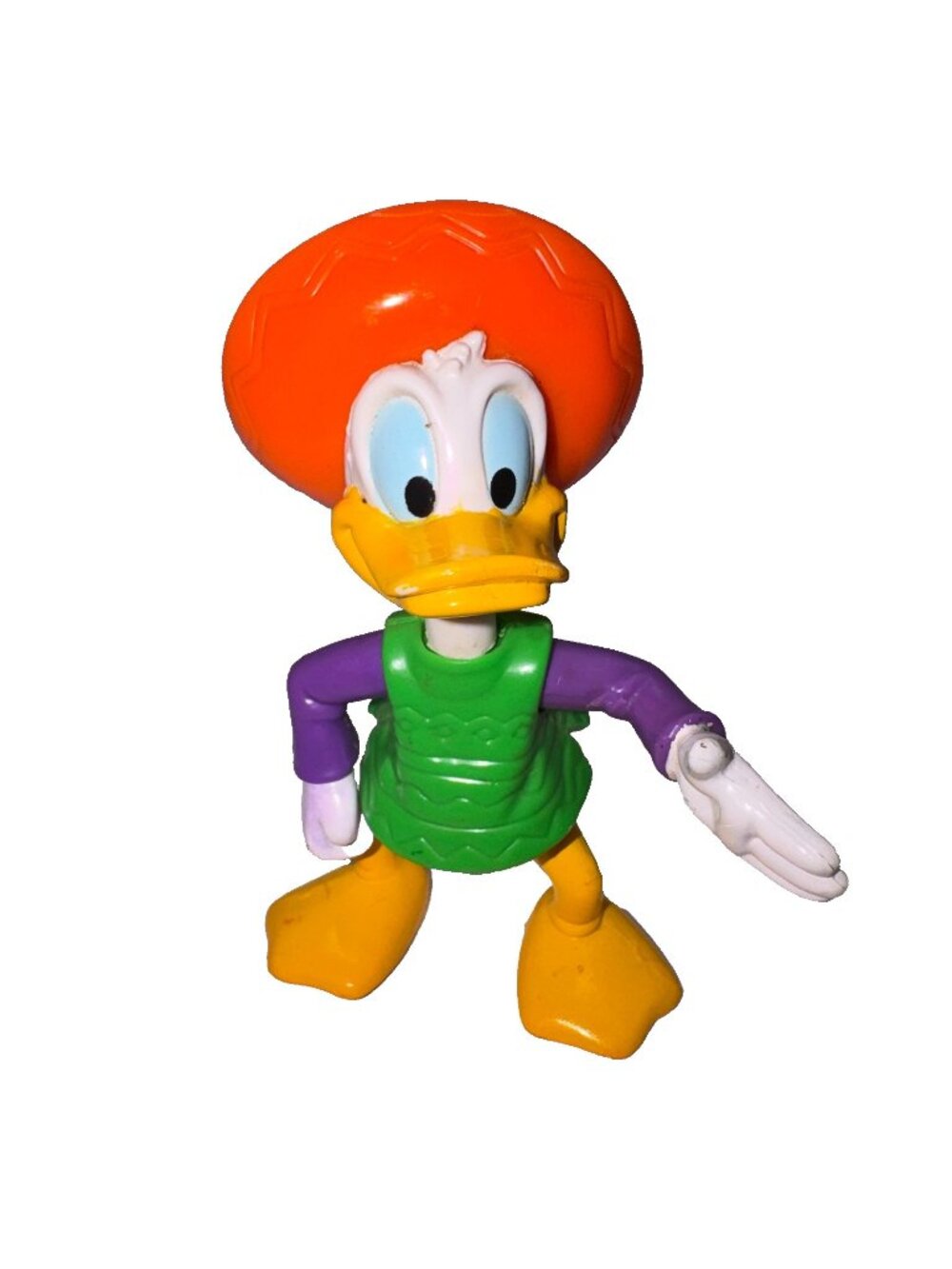 Donald Duck Disney Epcot Center Mexico Figure Mexican Sombrero Vintage 1993